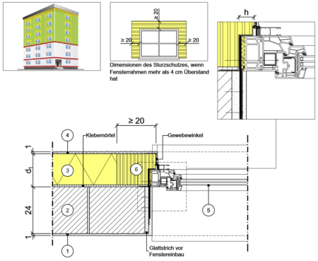 Detailseite Planungsatlas Hochbau Außenwand mit